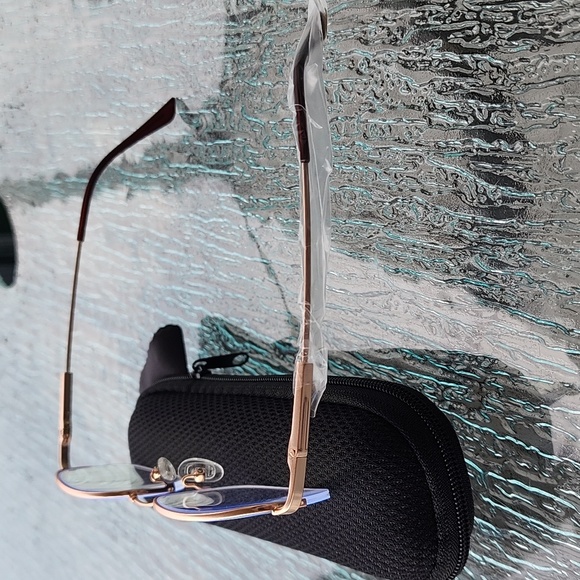 EyeKeeper Fashion Readers Half Rim Readers Gold +1.25 NWT X002MX4FAF - Picture 3 of 4